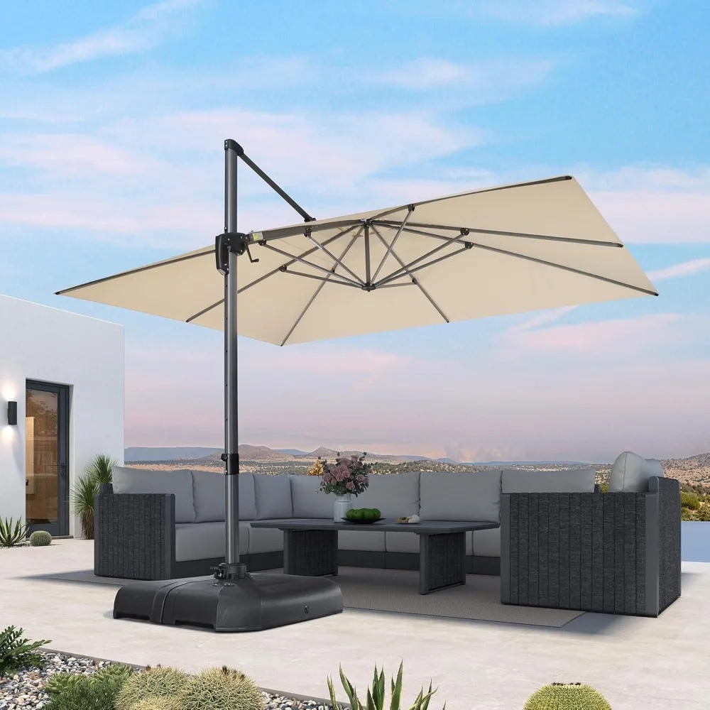 10' X 13' Patio Umbrella Outdoor Cantilever Rectangle Umbrella,with 360-degree Rotation Aluminum Offset Umbrella
10' X 13' Patio Umbrella Outdoor Cantilever Rectangle Umbrella,with 360-degree Rotation Aluminum Offset Umbrella