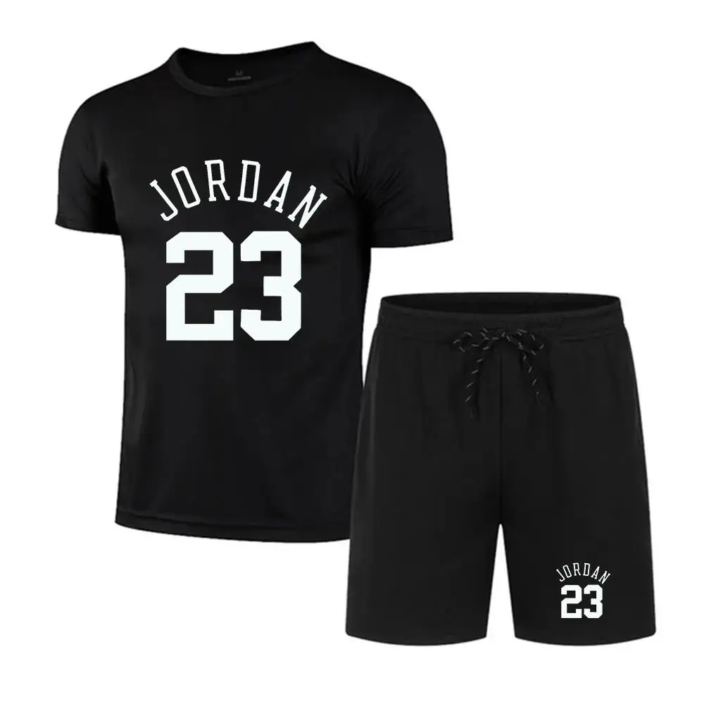 Summer Fashion Men's Printed Short-sleeved Shorts Suit Quick-drying Breathable Sports T-shirt Trendy Oversized
Summer Fashion Men's Printed Short-sleeved Shorts Suit Quick-drying Breathable Sports T-shirt Trendy Oversized