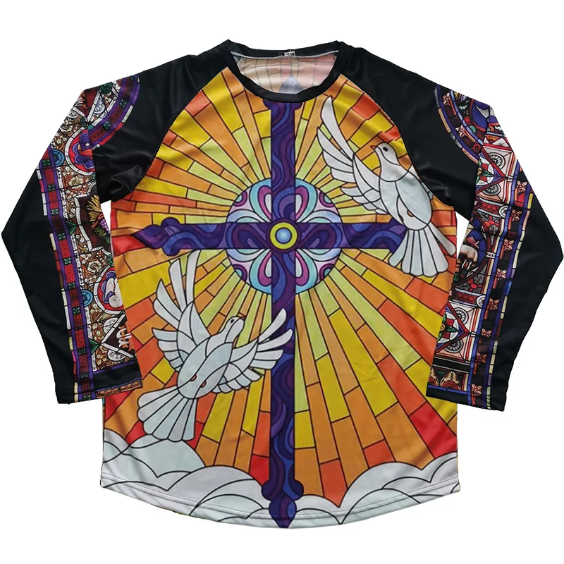 Church Cross T-shirt Mx Top Motocross Shirt Wear Long Sleeve Cycling Jersey Road Downhill Top Man Clothes Hiking Man Cyclist
Church Cross T-shirt Mx Top Motocross Shirt Wear Long Sleeve Cycling Jersey Road Downhill Top Man Clothes Hiking Man Cyclist