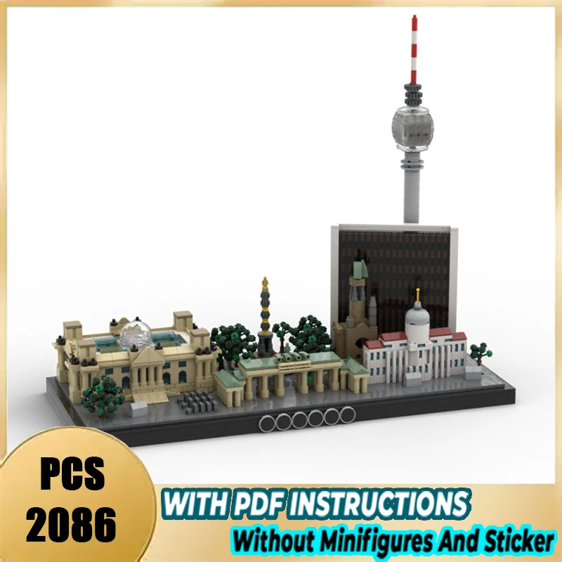 Exquisite brand new MOC building blocks Berlin Skyline technical modules bricks model gift Christmas toy DIY assembly set
Exquisite brand new MOC building blocks Berlin Skyline technical modules bricks model gift Christmas toy DIY assembly set