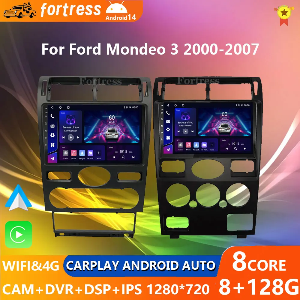 2DIN Android 14 Radio For Ford Mondeo 3 2000-2007 4G WIFI Car Multimedia Player Carplay Auto GPS Navigation DSP Autoradio Unit
2DIN Android 14 Radio For Ford Mondeo 3 2000-2007 4G WIFI Car Multimedia Player Carplay Auto GPS Navigation DSP Autoradio Unit