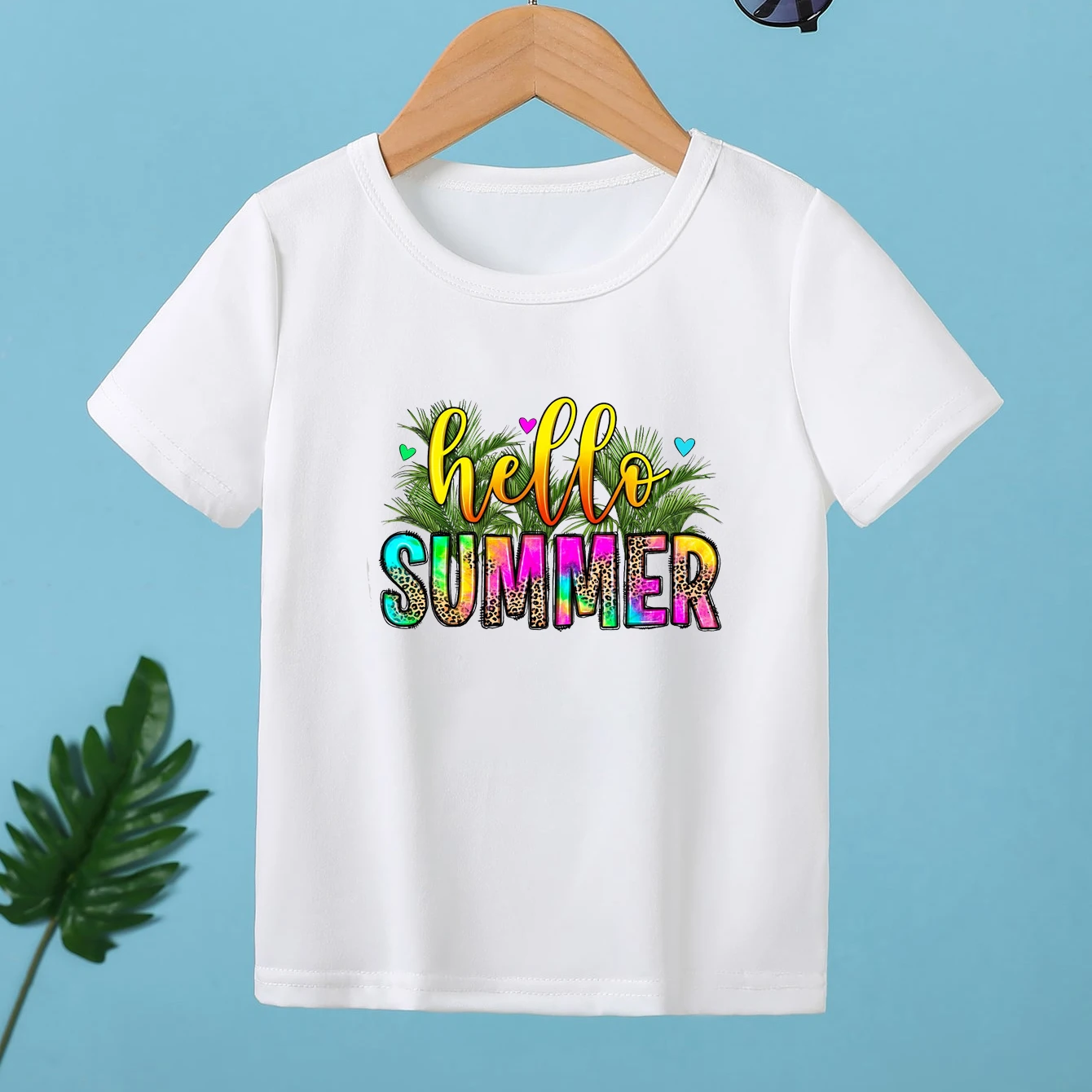 Colorful Hello Summer Printed Kids T-shirt Girls Harajuku White Tee Tops Boys Seaside Beach Design Tshirt
Colorful Hello Summer Printed Kids T-shirt Girls Harajuku White Tee Tops Boys Seaside Beach Design Tshirt