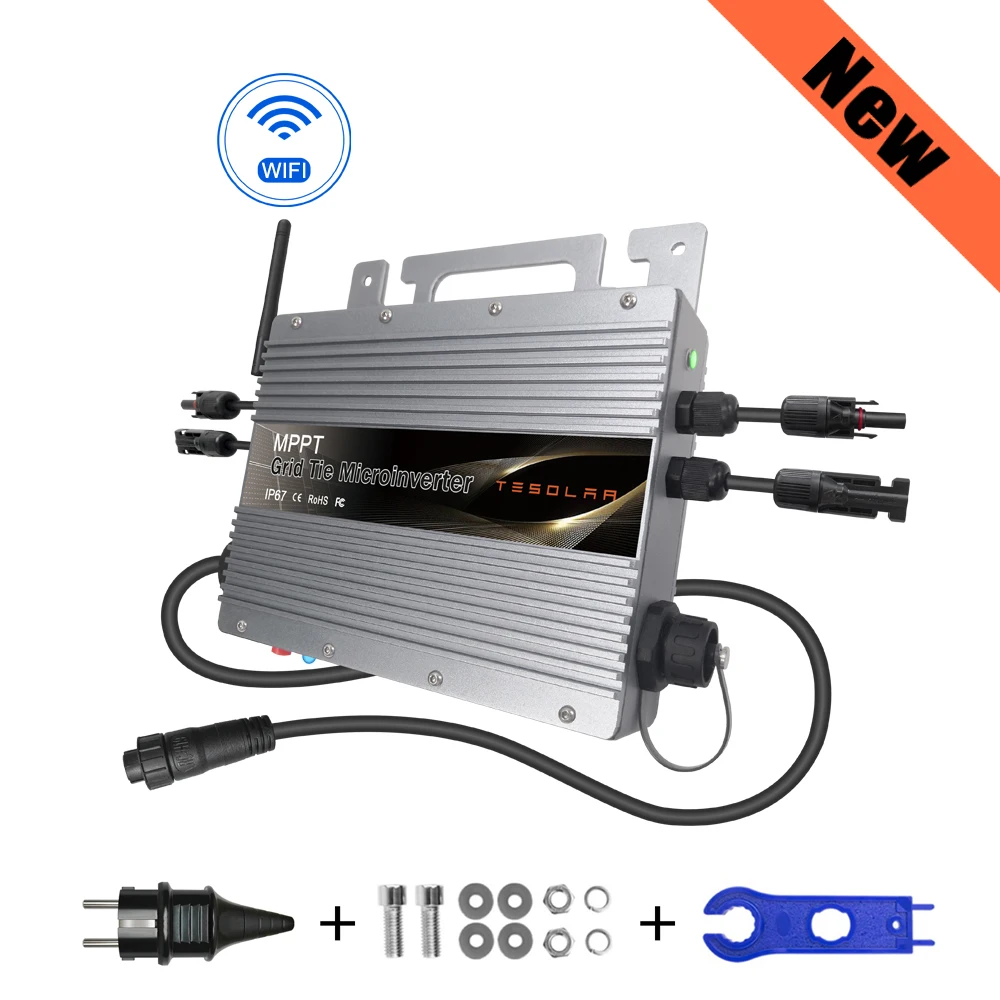 600W On Grid Solar Inverter MPPT WiFi IP65 20-60VDC Input To 80-265V Grid High Efficiency Smart Inverter For Solar Panel System
600W On Grid Solar Inverter MPPT WiFi IP65 20-60VDC Input To 80-265V Grid High Efficiency Smart Inverter For Solar Panel System