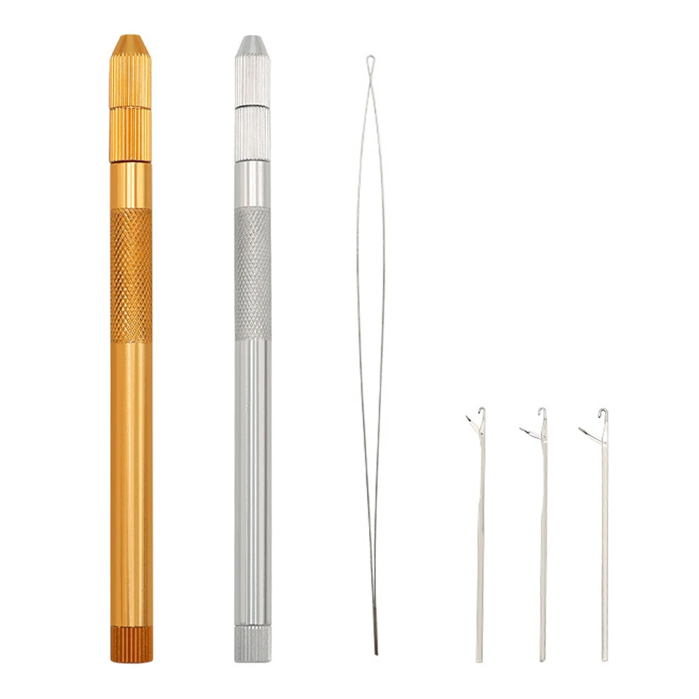 Hair Extension Tools Set for Silicone Beads Microlink Gold/Silver Metal Hair Loop & Crochet Hooks Needle Kit
Hair Extension Tools Set for Silicone Beads Microlink Gold/Silver Metal Hair Loop & Crochet Hooks Needle Kit