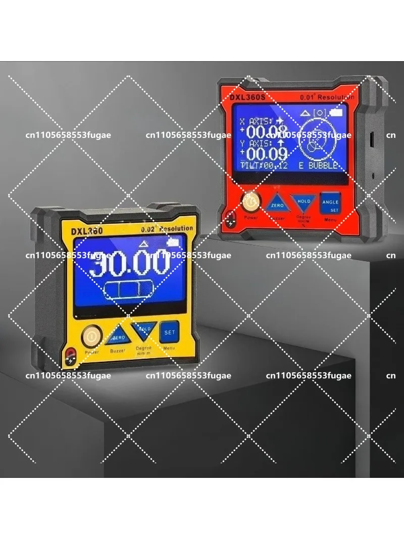 Electronic level with magnetic angle meter, ruler, gyroscope, high-precision dual axis digital inclinometer DXL360S
Electronic level with magnetic angle meter, ruler, gyroscope, high-precision dual axis digital inclinometer DXL360S