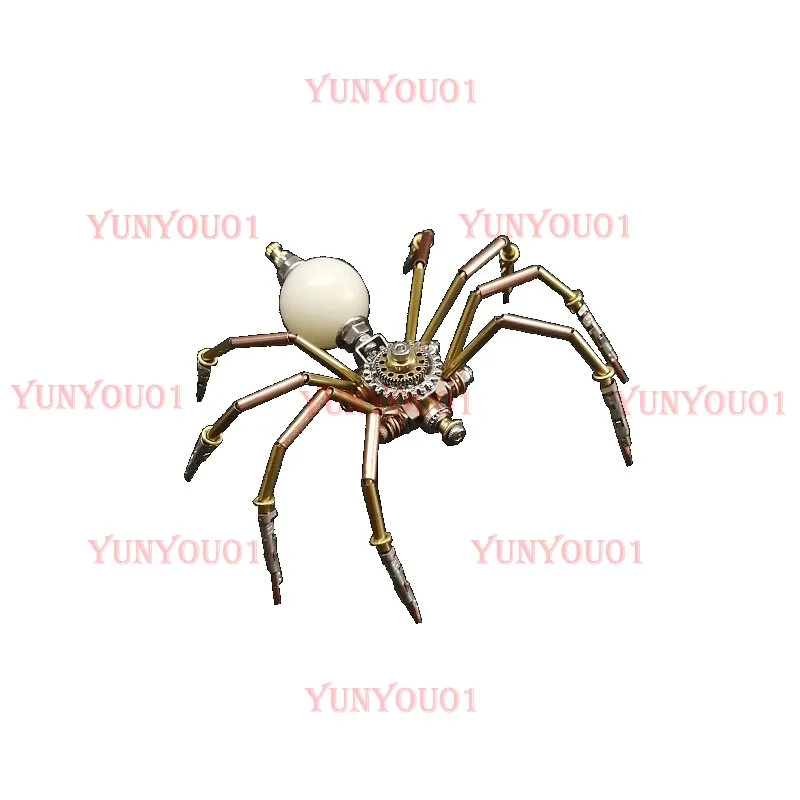 Steampunk Mechanical Spider Metal Assembly Model Three-dimensional Handmade DIY Creative Ornament Gift
Steampunk Mechanical Spider Metal Assembly Model Three-dimensional Handmade DIY Creative Ornament Gift