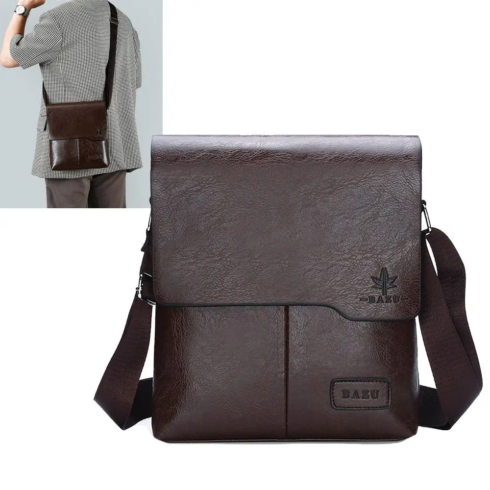 Fashion PU Men's Crossbody Bag Adjustable Strap Vintage Leather Shoulder Bag Brown Black Side Bag Business Briefcase
Fashion PU Men's Crossbody Bag Adjustable Strap Vintage Leather Shoulder Bag Brown Black Side Bag Business Briefcase