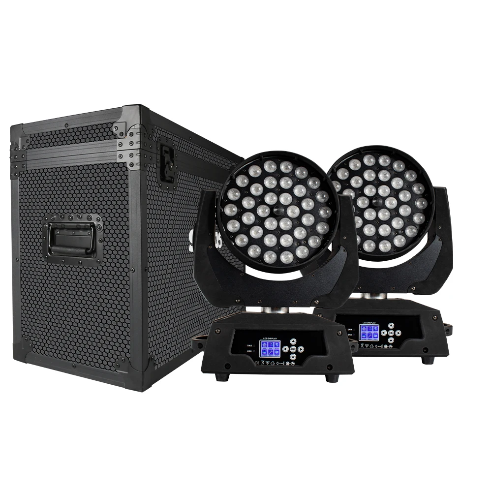 SHEHDS 2PCS LED Zoom 36x18W RGBWA+UV 6in1 Moving Head Wash Dj Light With Case DMX512 for Dj Disco Christmas Concert
SHEHDS 2PCS LED Zoom 36x18W RGBWA+UV 6in1 Moving Head Wash Dj Light With Case DMX512 for Dj Disco Christmas Concert