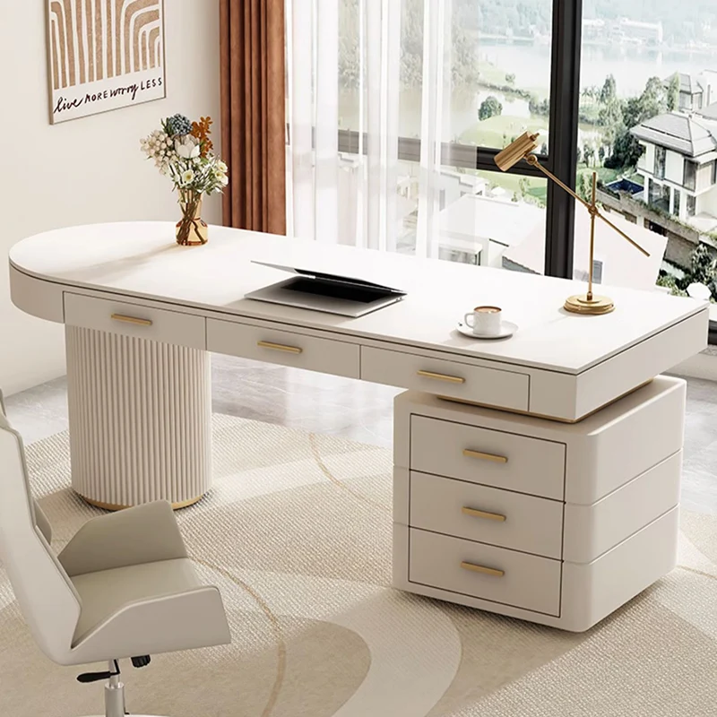 Design Nordic Office Desk White Storage Crafts Reception Organizers Drawer Office Desk Modern Study Scrivania Trendy Furniture
Design Nordic Office Desk White Storage Crafts Reception Organizers Drawer Office Desk Modern Study Scrivania Trendy Furniture