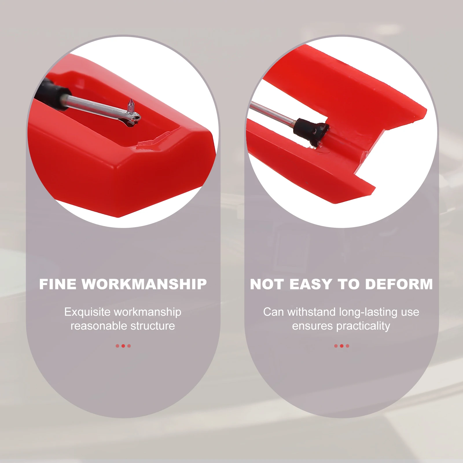 2PCS Red Stylus for Vinyl Record Player Turntable Replacement Needles DJ Equipment Accessories Portable Design Long-Lasting
2PCS Red Stylus for Vinyl Record Player Turntable Replacement Needles DJ Equipment Accessories Portable Design Long-Lasting