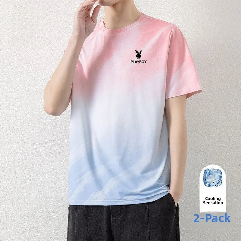 Летняя модная круглая мужская футболка Ne Ice Silk Qui Dry Sport Casual adient, дышащая футболка ort Sve Top
Летняя модная круглая мужская футболка Ne Ice Silk Qui Dry Sport Casual adient, дышащая футболка ort Sve Top