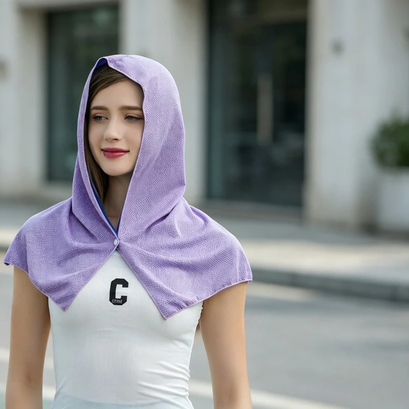 Sunscreen Shawl with Full Cooling Sensation Beach Summer Sun Protection Breathable and UV Resistant Headscarf
Sunscreen Shawl with Full Cooling Sensation Beach Summer Sun Protection Breathable and UV Resistant Headscarf