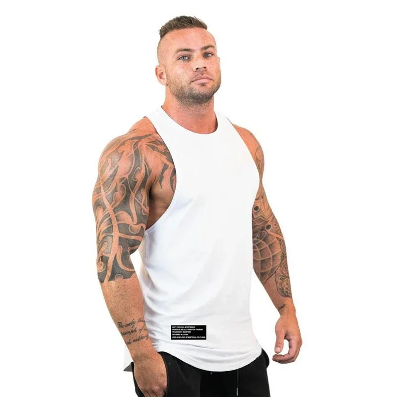 Mens Bodybuilding Tank Tops Gym Fitness Workout Sleeveless Shirts Running Training Muscle Clothing Cotton Loose Summer Singlets
Mens Bodybuilding Tank Tops Gym Fitness Workout Sleeveless Shirts Running Training Muscle Clothing Cotton Loose Summer Singlets