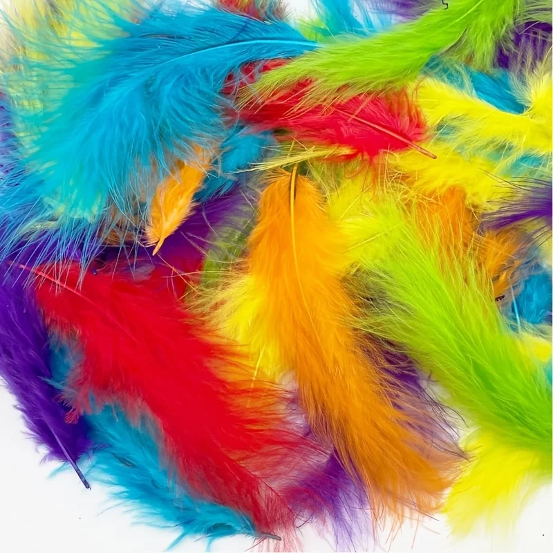 50pcs Natural Turkey Feather 10-17cm Fluffy Marabou Feathers for DIY Jewelry Craft Wedding Party Decoration Accessories
50pcs Natural Turkey Feather 10-17cm Fluffy Marabou Feathers for DIY Jewelry Craft Wedding Party Decoration Accessories