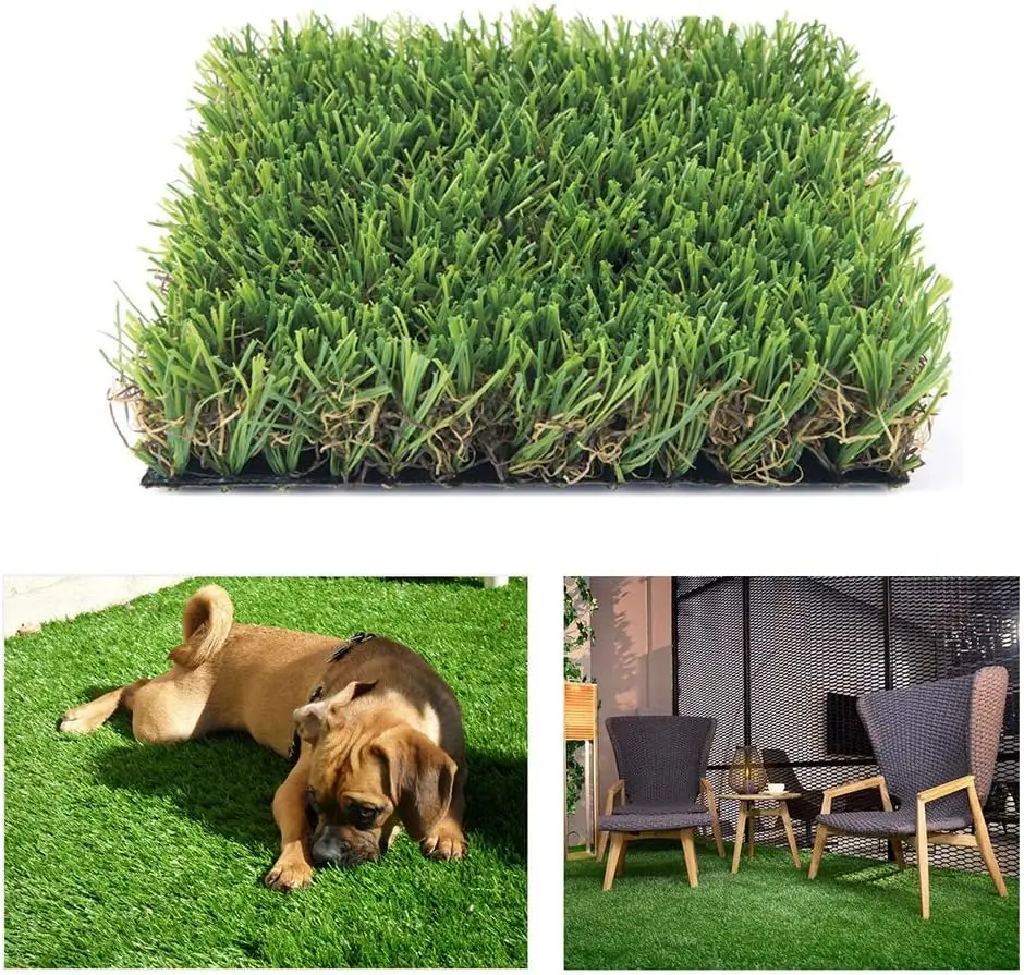 Realistic Artificial Grass Turf 4FTx6FT, 70oz Face Weight, Drainage Holes, Rubber Backing, Indoor Outdoor Synthetic Grass Rug for Garden Patio Balcony
Realistic Artificial Grass Turf 4FTx6FT, 70oz Face Weight, Drainage Holes, Rubber Backing, Indoor Outdoor Synthetic Grass Rug for Garden Patio Balcony