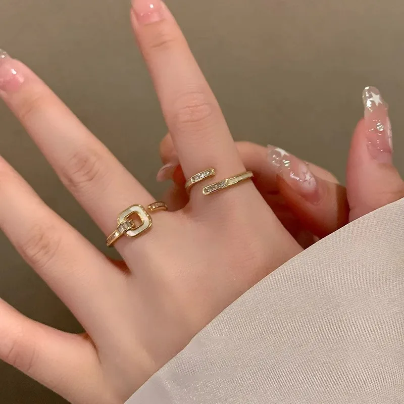 VENTFILLE 925 Sterling Silver Zircon Geometry Ring For Women Adjustable Luxury Aesthetic Austere Fresh Jewelry Gift Dropshipping
VENTFILLE 925 Sterling Silver Zircon Geometry Ring For Women Adjustable Luxury Aesthetic Austere Fresh Jewelry Gift Dropshipping