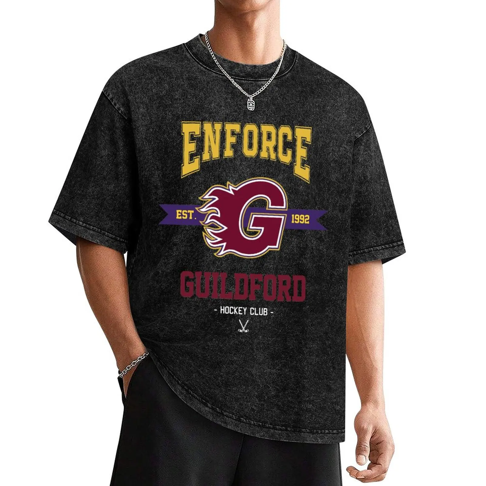 Enforce Guildford Hockey T-Shirt anime figures oversizeds quick drying Men's clothing
Enforce Guildford Hockey T-Shirt anime figures oversizeds quick drying Men's clothing