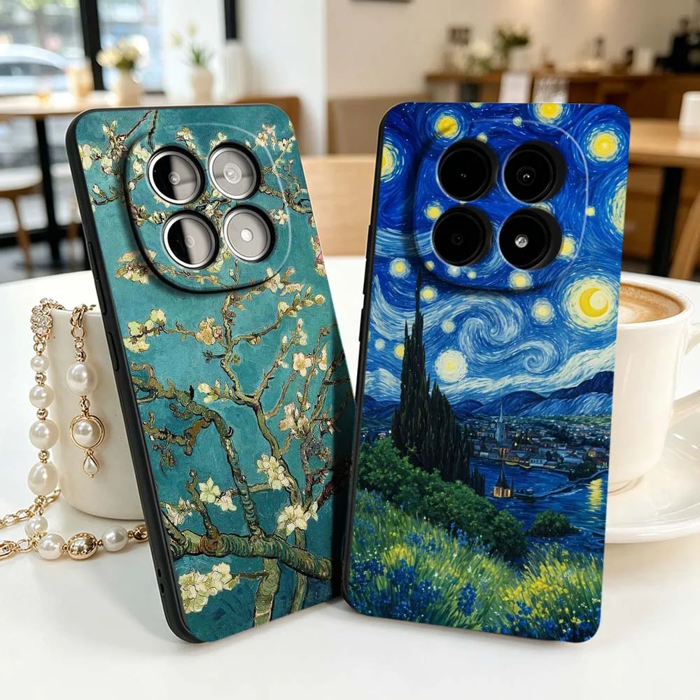 Van Gogh-Inspired Art Pattern For Xiaomi Redmi Note 15 14 13 13R 12R 12 12S 11 11S Pro Plus 4G 5G Black Soft Cover Phone Case
Van Gogh-Inspired Art Pattern For Xiaomi Redmi Note 15 14 13 13R 12R 12 12S 11 11S Pro Plus 4G 5G Black Soft Cover Phone Case