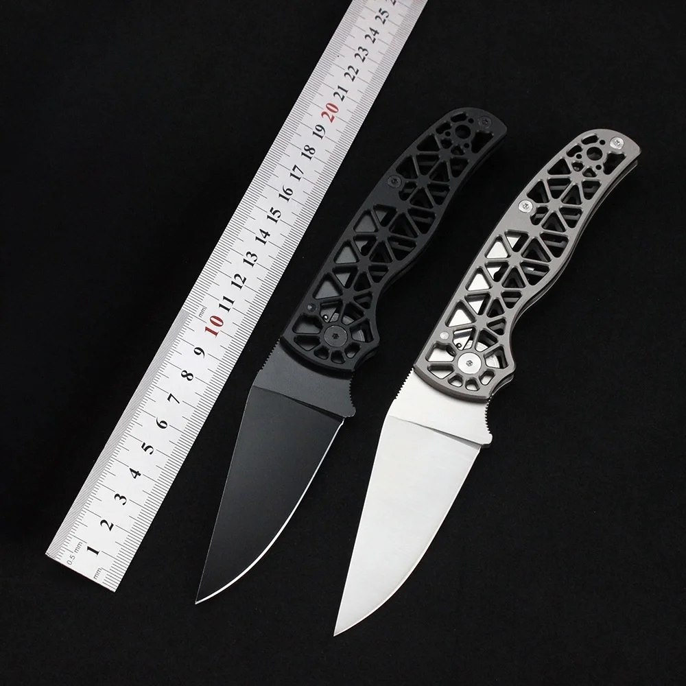 Free Wolf 266-C EDC D2 Folding Knife Aluminium Alloy Handle Utility Outdoor Camping Kitchen Survival Fold Hunting Knife
Free Wolf 266-C EDC D2 Folding Knife Aluminium Alloy Handle Utility Outdoor Camping Kitchen Survival Fold Hunting Knife