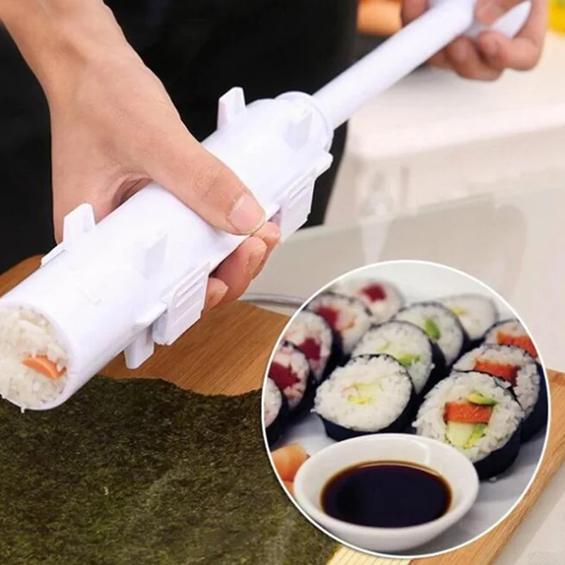 Sushi Making Tool 1Pc Kitchen Japanese Sushi Rolling Rice Vegetable Meat Mold DIY Handmade Quick Sushi Maker Machine Accessories
Sushi Making Tool 1Pc Kitchen Japanese Sushi Rolling Rice Vegetable Meat Mold DIY Handmade Quick Sushi Maker Machine Accessories
