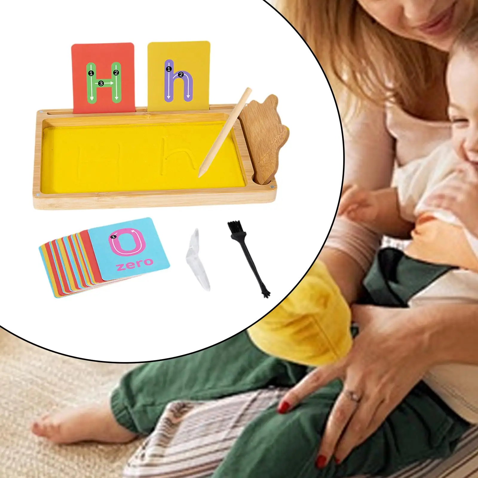 Sand Tray for Kids Writing Letters and Numbers Preschool Kids Sand Box Toy for Letter Formation Sensory Learning Activity
Sand Tray for Kids Writing Letters and Numbers Preschool Kids Sand Box Toy for Letter Formation Sensory Learning Activity