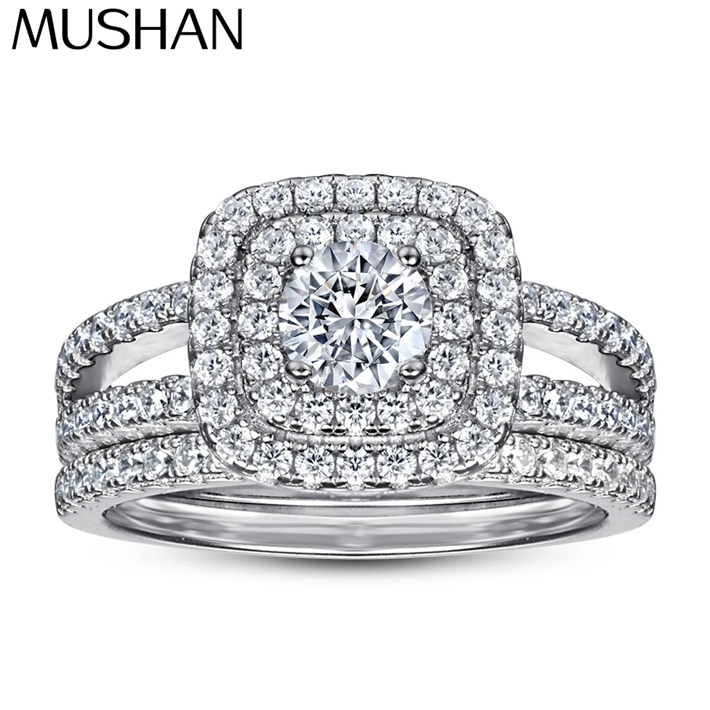 MuShan Jewelry 925 Sterling Silver Elegant Engagement Ring 7A Cubic Zirconia Rings Bands Anniversary Rings Bands Women Gift
MuShan Jewelry 925 Sterling Silver Elegant Engagement Ring 7A Cubic Zirconia Rings Bands Anniversary Rings Bands Women Gift