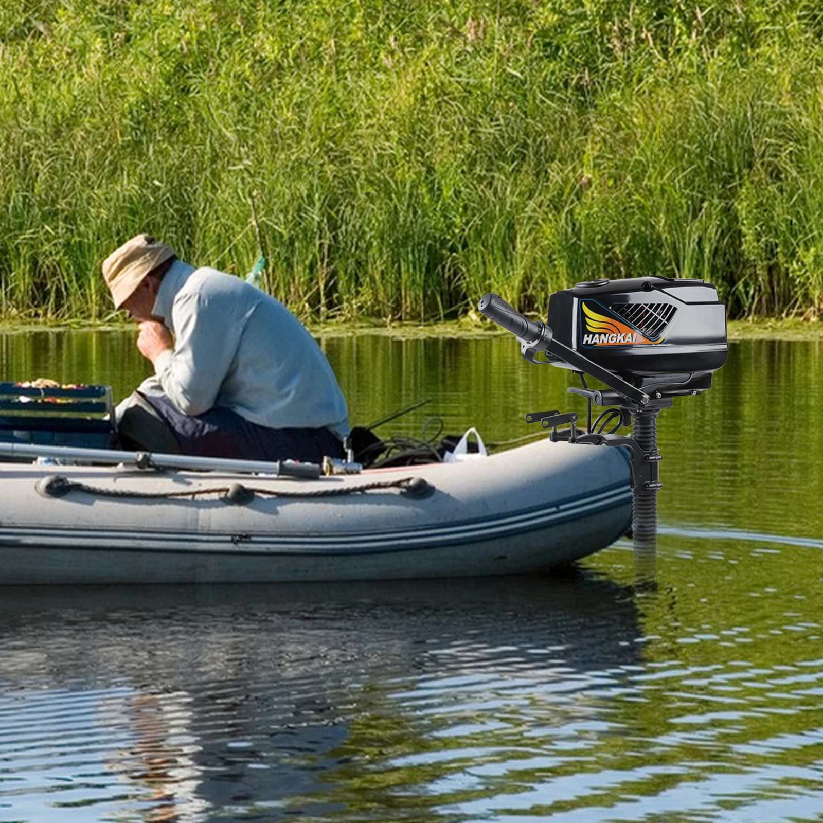 48V 1000W Electric Outboard Motor, Brushless Motor Short Shaft, for Inflatable Boats Iron Boats Plastic Boats Fiberglass Boats
48V 1000W Electric Outboard Motor, Brushless Motor Short Shaft, for Inflatable Boats Iron Boats Plastic Boats Fiberglass Boats