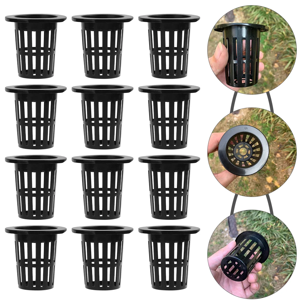 50 Pcs Planting Cubes Basket Pots Hydroponics Baskets Garden Slotted Mesh Net Cups Plastic
50 Pcs Planting Cubes Basket Pots Hydroponics Baskets Garden Slotted Mesh Net Cups Plastic
