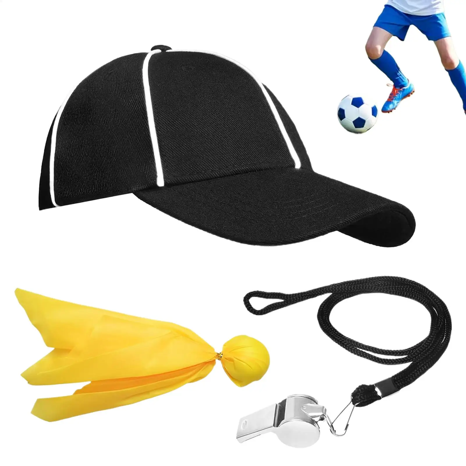 Referee Accessories Costume Breathable Moisture-Wicking Referee Hat And Penalty Flag For Men Women Youth Teens Baseball
Referee Accessories Costume Breathable Moisture-Wicking Referee Hat And Penalty Flag For Men Women Youth Teens Baseball