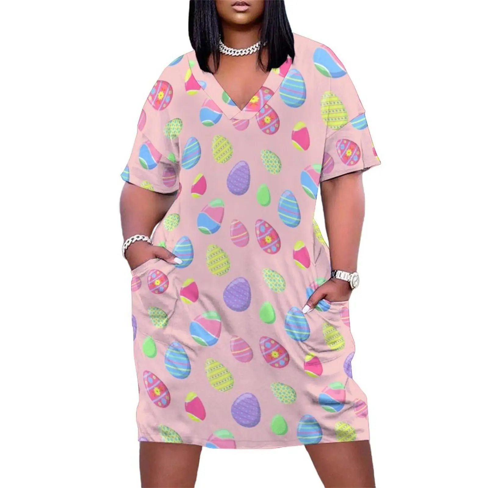 easter eggs,pink,multicolor pattern Loose Pocket Dress dresses ladies 2025 summer evening dress ladies women's evening dresses
easter eggs,pink,multicolor pattern Loose Pocket Dress dresses ladies 2025 summer evening dress ladies women's evening dresses