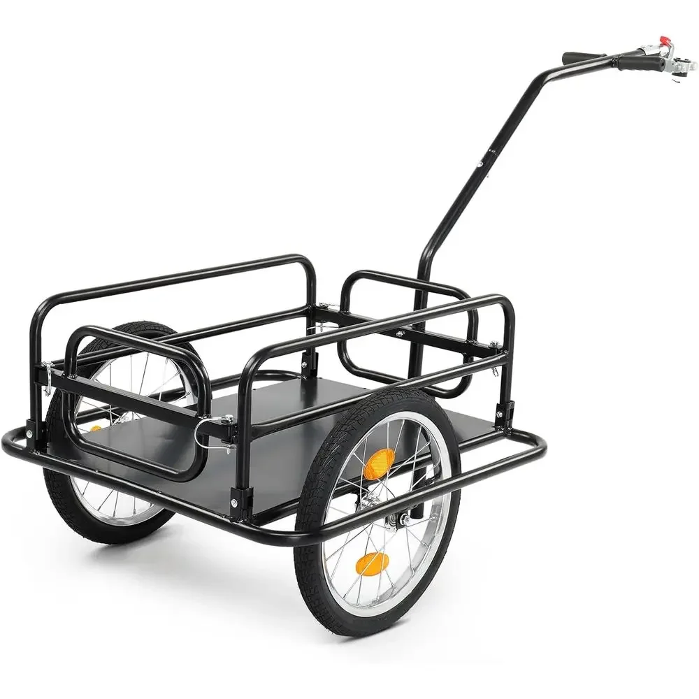Versatile 16 Pneumatic Tires Bike Trailer with Strong Load Capacity and Universal Coupler
Versatile 16 Pneumatic Tires Bike Trailer with Strong Load Capacity and Universal Coupler