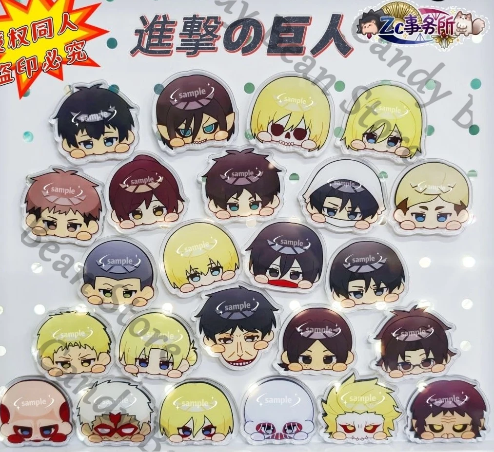 Anime Attack on Titan Levi Ackerman Mikasa·Ackerman Jean Sasha Braus Cosplay Acrylic Fridge Magnet Cartoon Refrigerator Magnets
Anime Attack on Titan Levi Ackerman Mikasa·Ackerman Jean Sasha Braus Cosplay Acrylic Fridge Magnet Cartoon Refrigerator Magnets