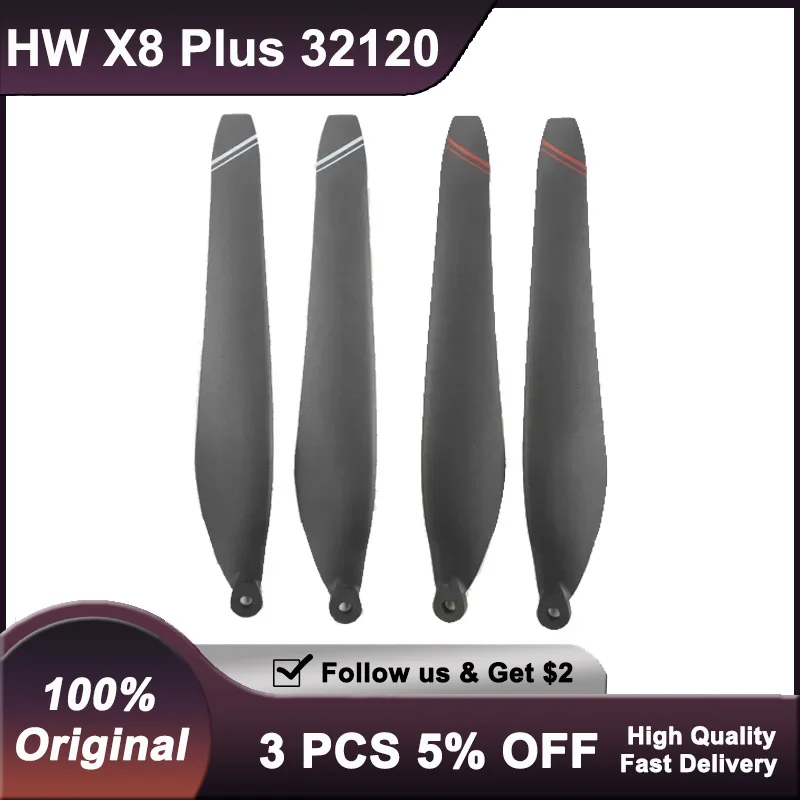 Hobbywing X8Plus 32120 Carbon-Fiber Folding Propellers Agricultural Drone Blades
Hobbywing X8Plus 32120 Carbon-Fiber Folding Propellers Agricultural Drone Blades