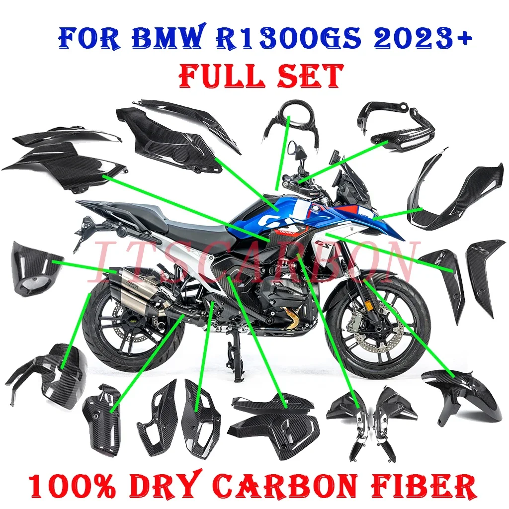 Motorcycle Accessories Full Real Carbon Fiber Parts Fairing Fender Panels Cover Kits For BMW R1300GS R1300 GS 2023 2024
Motorcycle Accessories Full Real Carbon Fiber Parts Fairing Fender Panels Cover Kits For BMW R1300GS R1300 GS 2023 2024