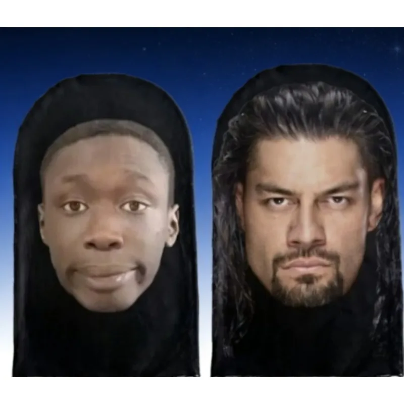 2pcs Funny Mask | 3D Printed Elastic Mesh Full Face Headgear for Cosplay & Halloween Party | Internet Famous Whispering Comedy
2pcs Funny Mask | 3D Printed Elastic Mesh Full Face Headgear for Cosplay & Halloween Party | Internet Famous Whispering Comedy