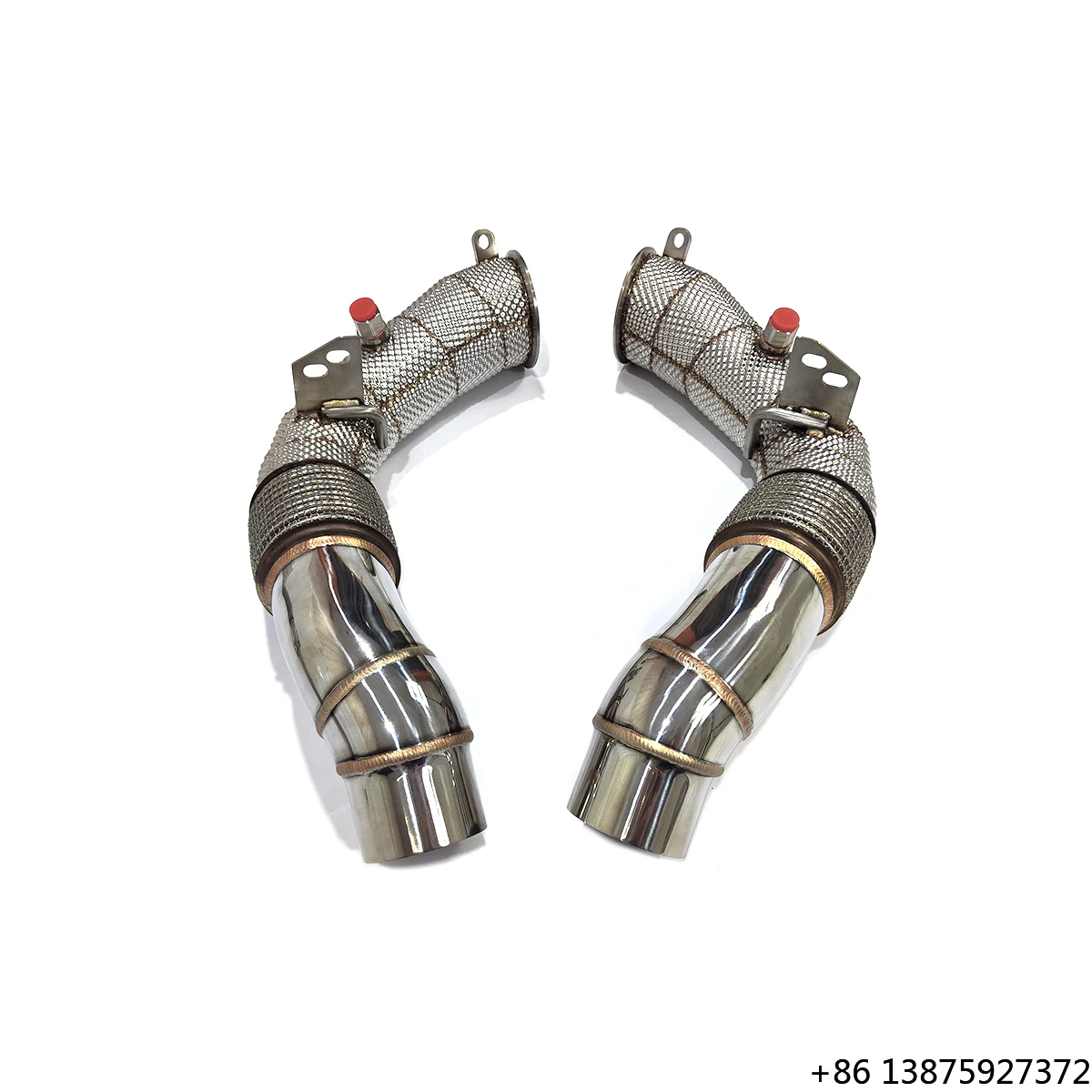 Ecnal for 2013-2015 F06 F12 F13 M6 V8 4.4T Change Diameter Straight-through SS304 Exhaust Downpipe with Heat Shield
Ecnal for 2013-2015 F06 F12 F13 M6 V8 4.4T Change Diameter Straight-through SS304 Exhaust Downpipe with Heat Shield