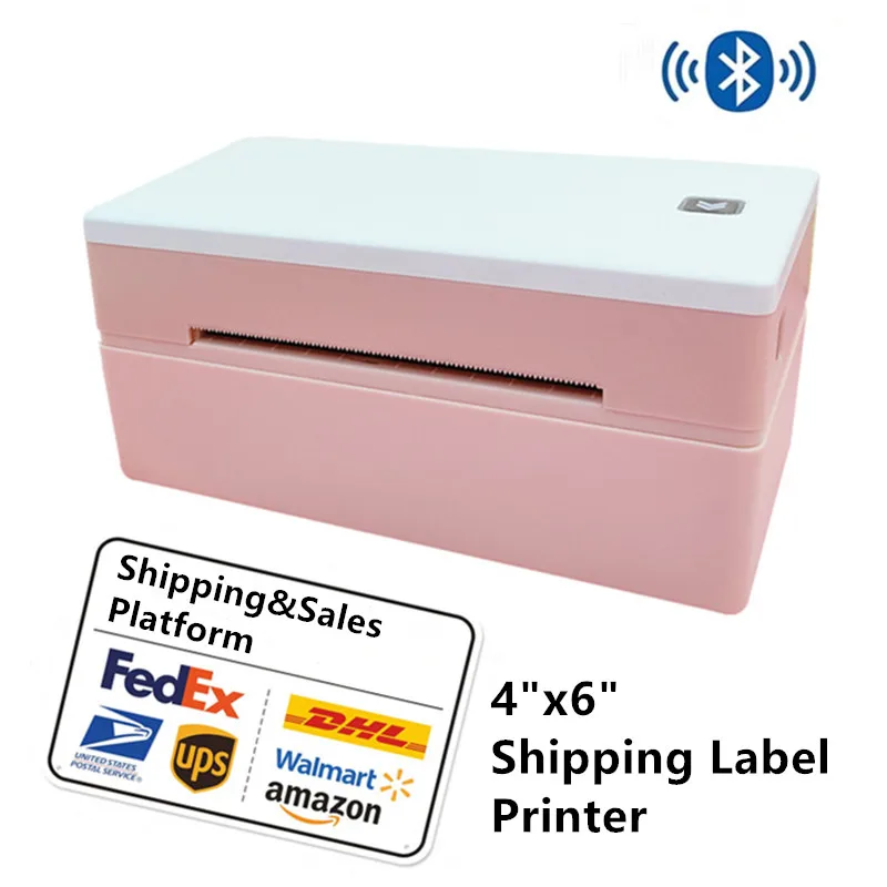 Bluetooth Thermal Shipping Label Printer Small Business Wireless 4x6 Shipping Label Printer Supports Android iPhone Windows Mac
Bluetooth Thermal Shipping Label Printer Small Business Wireless 4x6 Shipping Label Printer Supports Android iPhone Windows Mac
