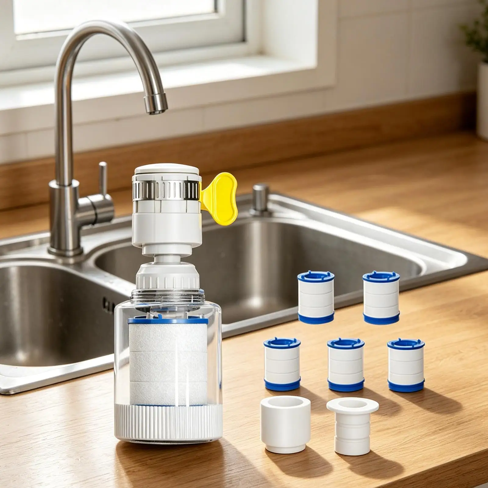 Faucet Mount Water Filters 360 Degree Rotation Transparent Purifier Water Faucet Filter For Bathtub Bathroom Kitchen Apartment
Faucet Mount Water Filters 360 Degree Rotation Transparent Purifier Water Faucet Filter For Bathtub Bathroom Kitchen Apartment