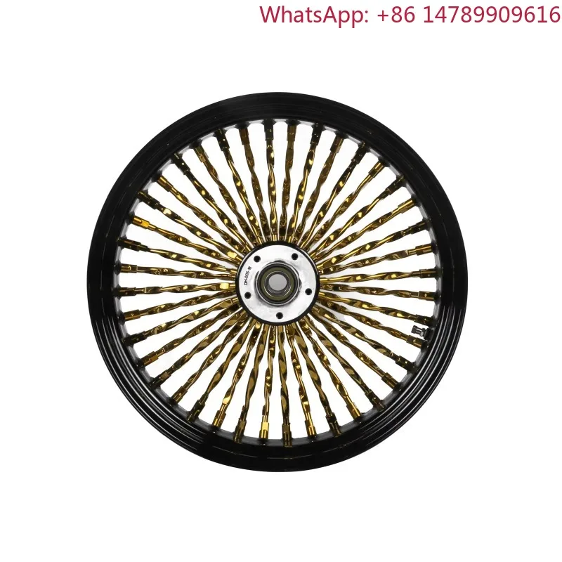 Customizable Gold Black Fat Spoke 19*3.5 Inch Front WheelsRimTubeless Hub 14-26 HaleyStreet bob Softail StandardMotorcycle parts
Customizable Gold Black Fat Spoke 19*3.5 Inch Front WheelsRimTubeless Hub 14-26 HaleyStreet bob Softail StandardMotorcycle parts