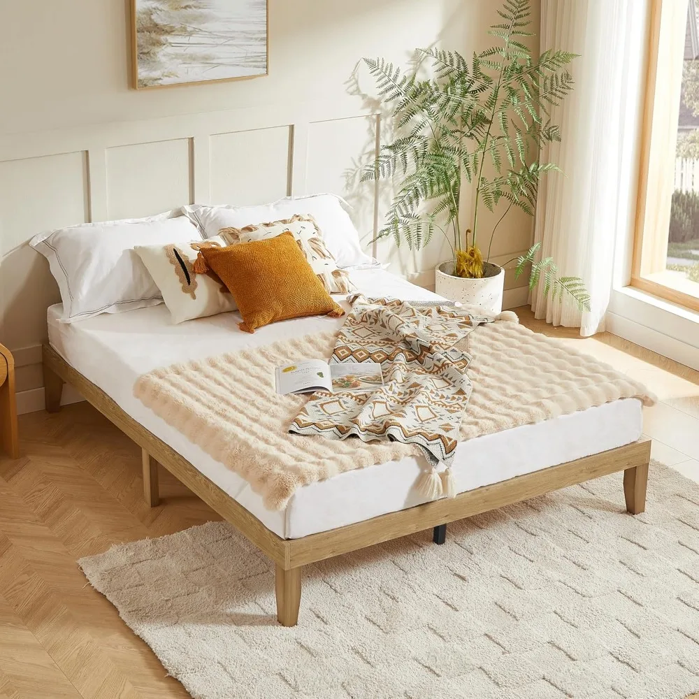 Каркас кровати размера «queen-size», 12-дюймовый каркас кровати на деревянной платформе с опорой из массива деревянных планок, минималистское основание кровати, без изголовья.
Каркас кровати размера «queen-size», 12-дюймовый каркас кровати на деревянной платформе с опорой из массива деревянных планок, минималистское основание кровати, без изголовья.