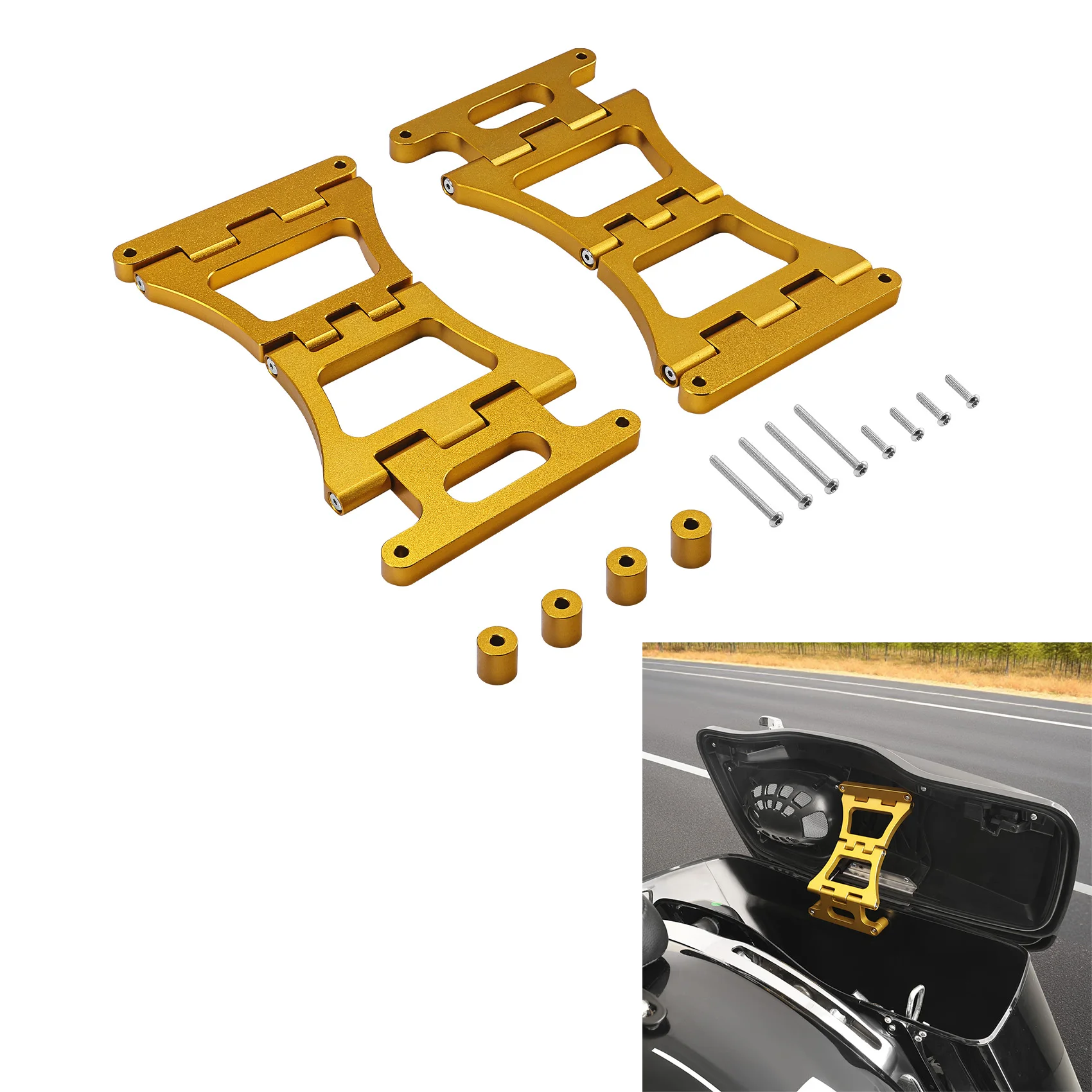Hard Saddlebag Hinge Kit Fit For Harley Touring Road King Street Glide 2014-2026
Hard Saddlebag Hinge Kit Fit For Harley Touring Road King Street Glide 2014-2026