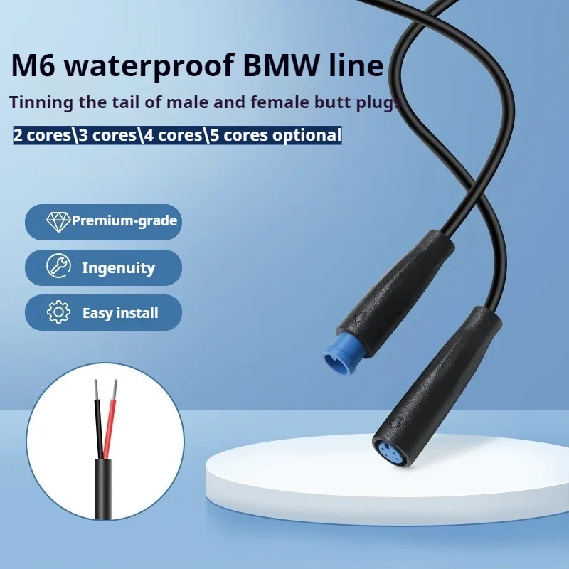 Водонепроницаемый разъем M6 - 2P/3P/4P/5P, штекер/гнездо для проводки BMW
Водонепроницаемый разъем M6 - 2P/3P/4P/5P, штекер/гнездо для проводки BMW