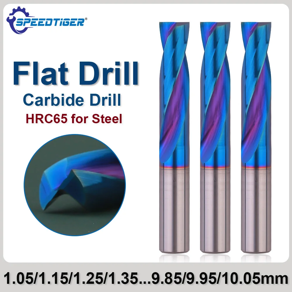 Сверло SPEEDTIGER с плоским дном 180° ° Изготовление нижнего отверстия с наклонной изогнутой поверхностью 1,05-10,05 мм, нано-синее покрытие для нержавеющей стали
Сверло SPEEDTIGER с плоским дном 180° ° Изготовление нижнего отверстия с наклонной изогнутой поверхностью 1,05-10,05 мм, нано-синее покрытие для нержавеющей стали