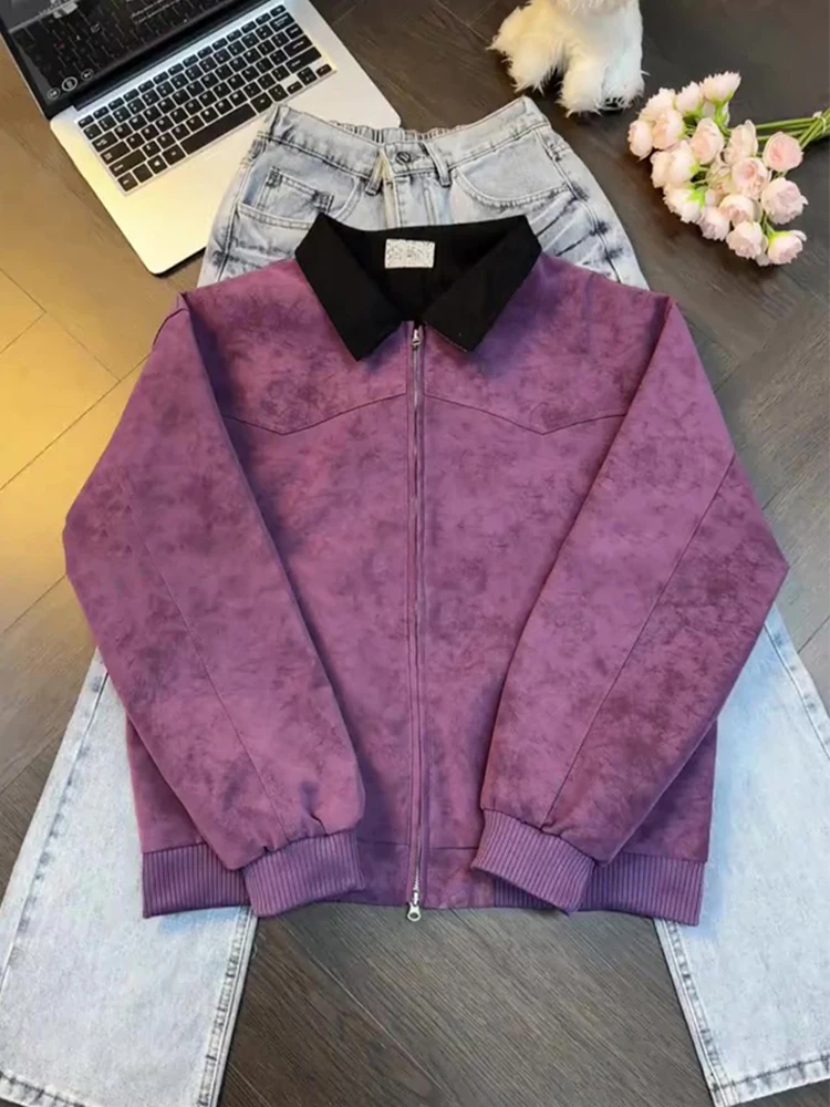 Purple American PU Leather Detroit Jaet Men's Winter High-End ort Collar Workwear Motorcycle Clothes Sli Outerwear
Purple American PU Leather Detroit Jaet Men's Winter High-End ort Collar Workwear Motorcycle Clothes Sli Outerwear