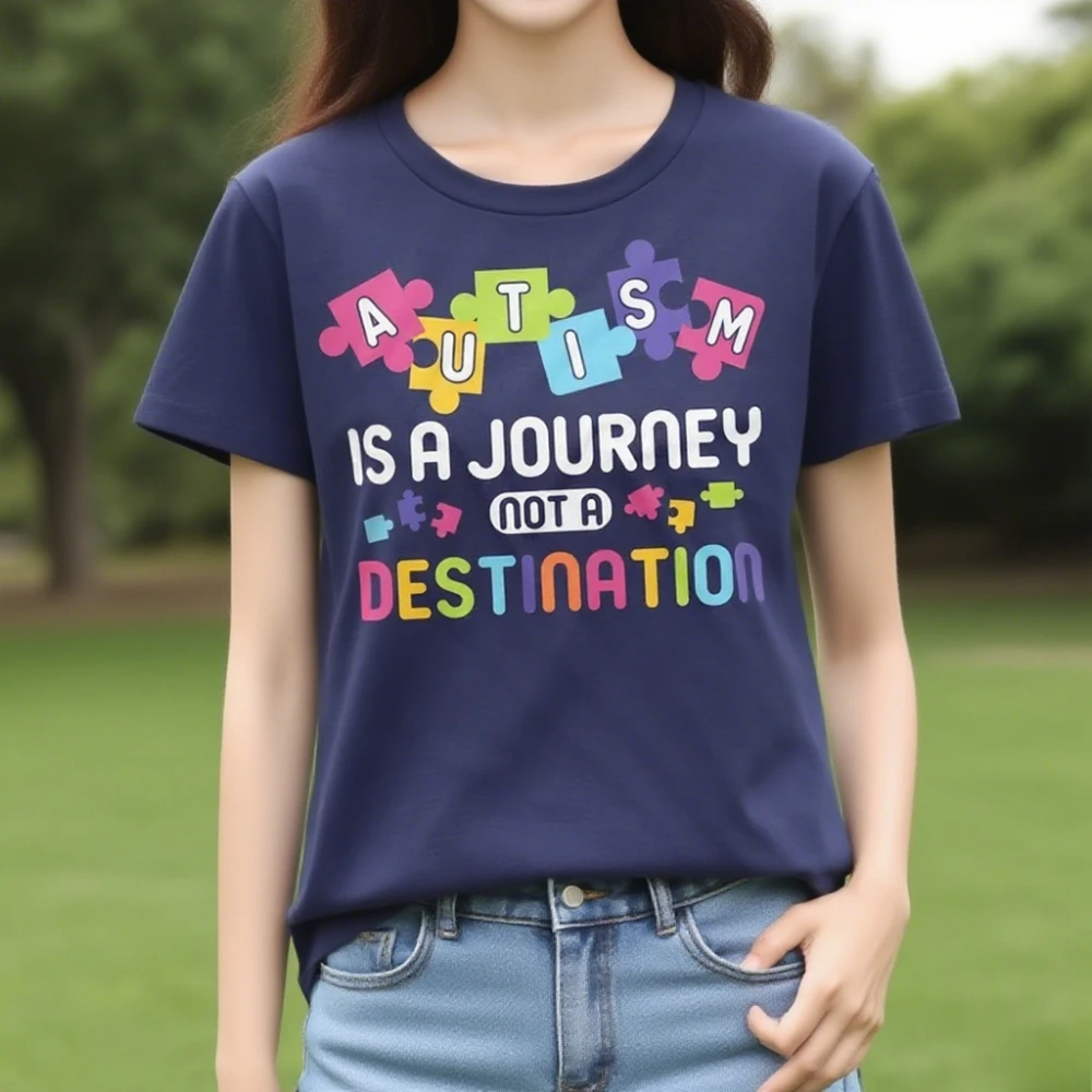 Autism Awareness Tee Autism Is A Journey Not A Destination Tshirt Autistic Awareness Month Puzzle Piece T-shirt Men Women Tops
Autism Awareness Tee Autism Is A Journey Not A Destination Tshirt Autistic Awareness Month Puzzle Piece T-shirt Men Women Tops