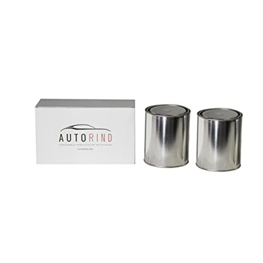 AUTORIND Metal Quart Size Paint Can 2 Pack,Empty Quality Tinplate Unlined Cans w/Lids, Silver Color and %100 Recyclable
AUTORIND Metal Quart Size Paint Can 2 Pack,Empty Quality Tinplate Unlined Cans w/Lids, Silver Color and %100 Recyclable