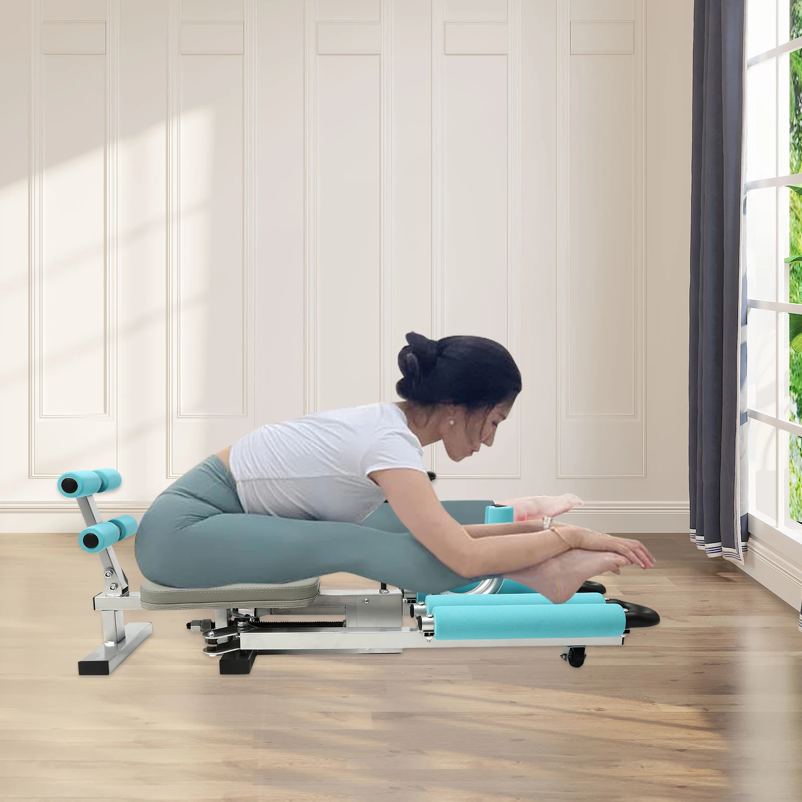 Leg Stretcher, Stretching Equipment, Stretch Trainer Machine, Adjustable 0-210° Steel Frame Silent Wheels for Home, Gym
Leg Stretcher, Stretching Equipment, Stretch Trainer Machine, Adjustable 0-210° Steel Frame Silent Wheels for Home, Gym