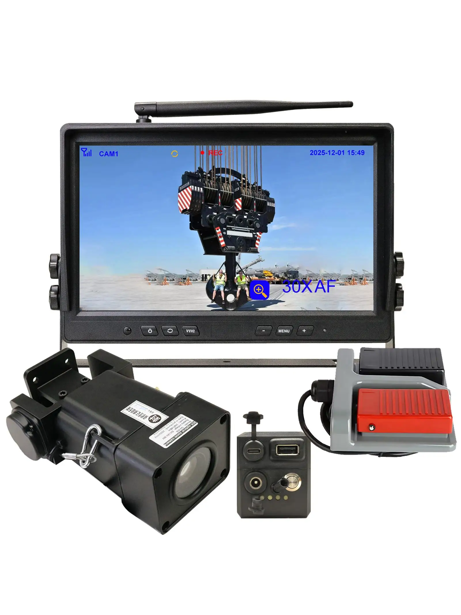 IPoster Reverse Camera And 9in 1080P Quad Split Loop Recording Monitor Waterproof With DVR 9in IPS Ahd Monitor Kit
IPoster Reverse Camera And 9in 1080P Quad Split Loop Recording Monitor Waterproof With DVR 9in IPS Ahd Monitor Kit