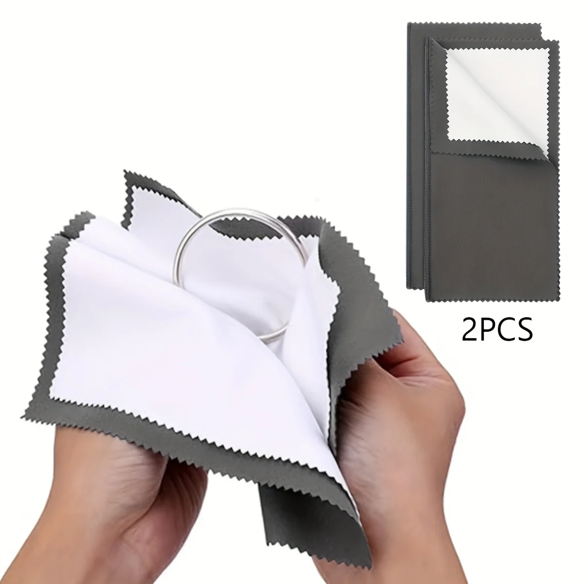 Ultra-Fine Fiber Jewelry Cleaning Cloth, 2-piece professional set specially for gold and platinum pieces. Effectively removes dullness and prevents tarnish. Lightweight and easy to carry, ideal for routine jewelry care and daily use by jewelry enthusiasts
Ultra-Fine Fiber Jewelry Cleaning Cloth, 2-piece professional set specially for gold and platinum pieces. Effectively removes dullness and prevents tarnish. Lightweight and easy to carry, ideal for routine jewelry care and daily use by jewelry enthusiasts