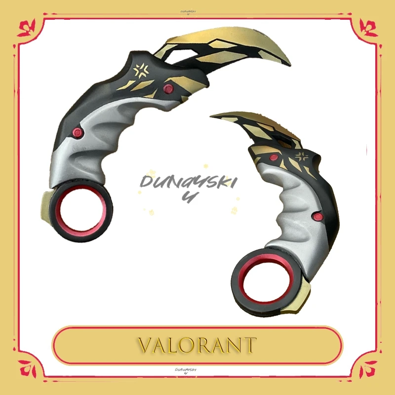 Valorant Prime Reaver Karambit Set 16cm Metal Tactical Melee Model Sword Ornament Halloween Party Cos Crafts
Valorant Prime Reaver Karambit Set 16cm Metal Tactical Melee Model Sword Ornament Halloween Party Cos Crafts